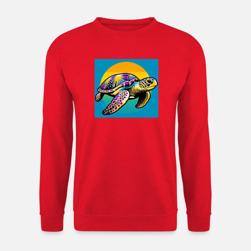 turtle - Unisex Sweatshirt - red