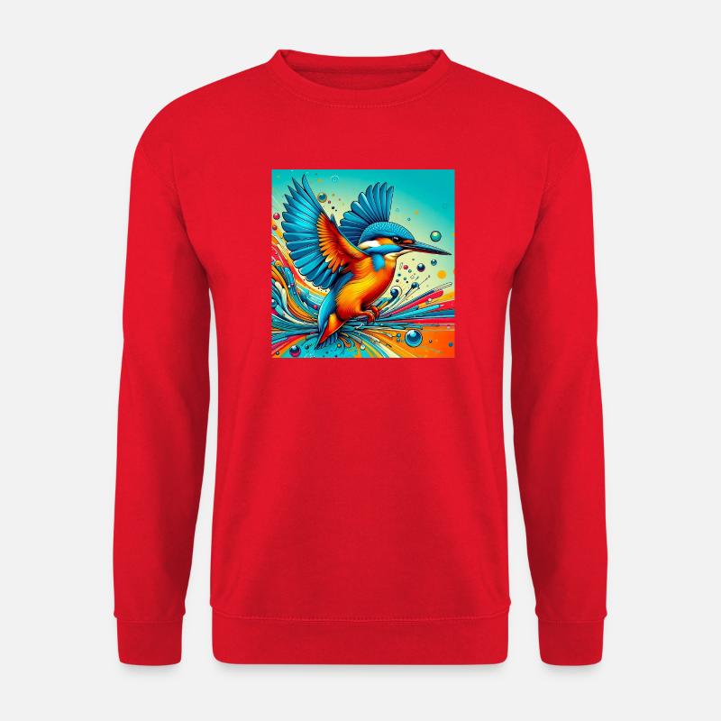 Eisvogel - Unisex Pullover - Rot