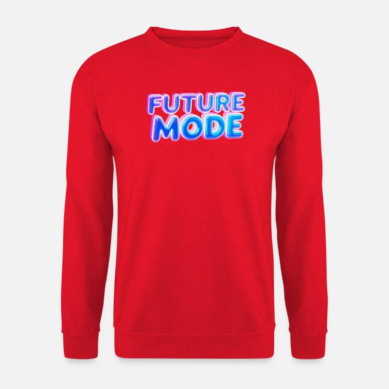 Future Mode Neon Licht - Unisex Pullover - Rot