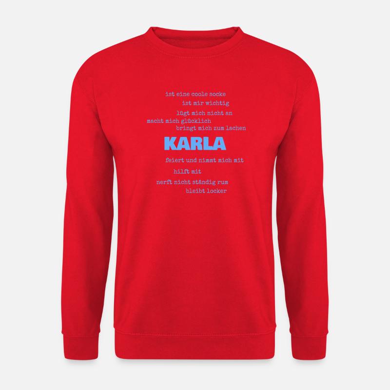 Karla as Proverbs - Unisex Sweatshirt - red