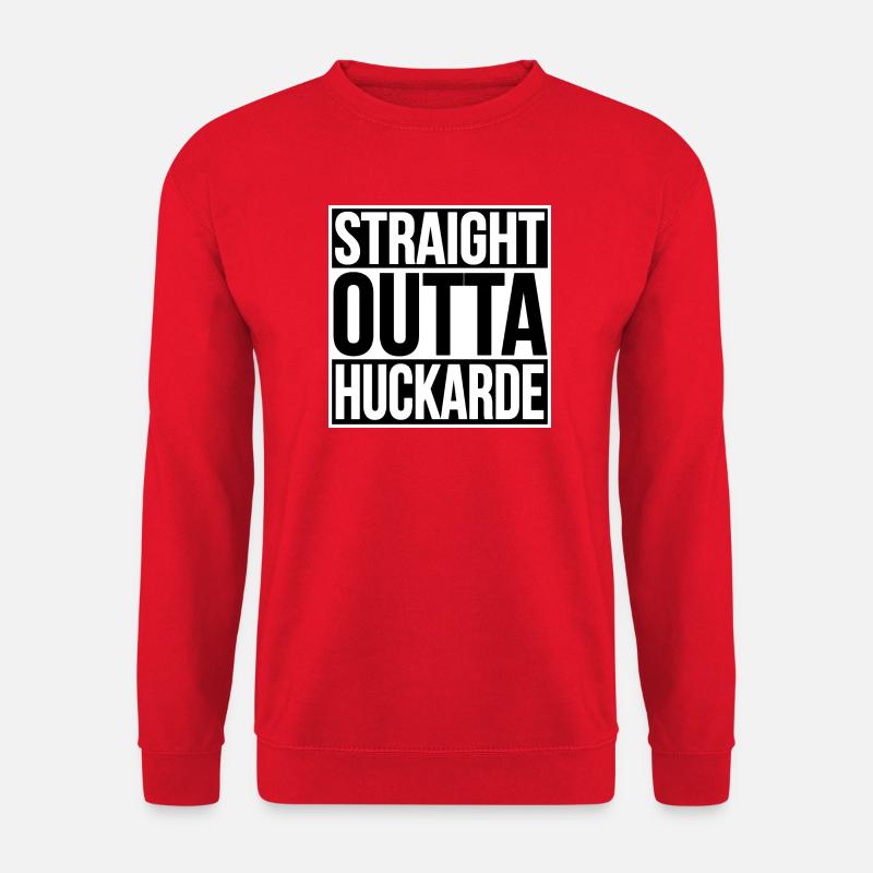 Straight Outta Huckarde - Unisex Pullover - Rot
