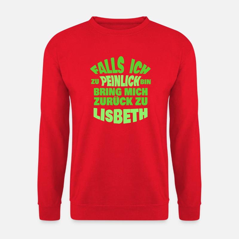 Bachelor party Lisbeth - Unisex Sweatshirt - red