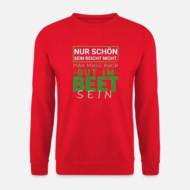 Gut Im Beet Spruch Garten grüner Daumen Pflanzen - Unisex Pullover - Rot