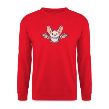 chauve-souris - Sweat-shirt Unisexe - rouge - Devant - Alina (178cm) & Michal (187cm)