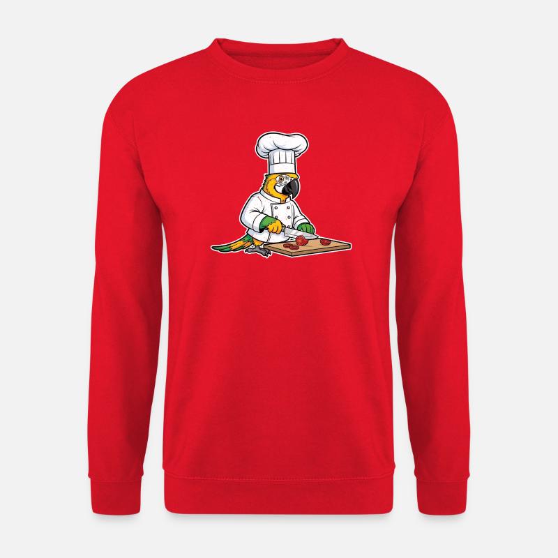 Parrot Chef - Unisex Sweatshirt - red