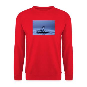 Abstrait liquide coloré - Sweat-shirt Unisexe - rouge - Devant - Alina (178cm) & Michal (187cm)