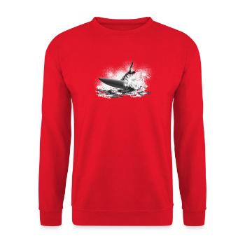 Surfing  - Unisex Pullover - Rot - Vorne - Alina (178cm) & Michal (187cm)