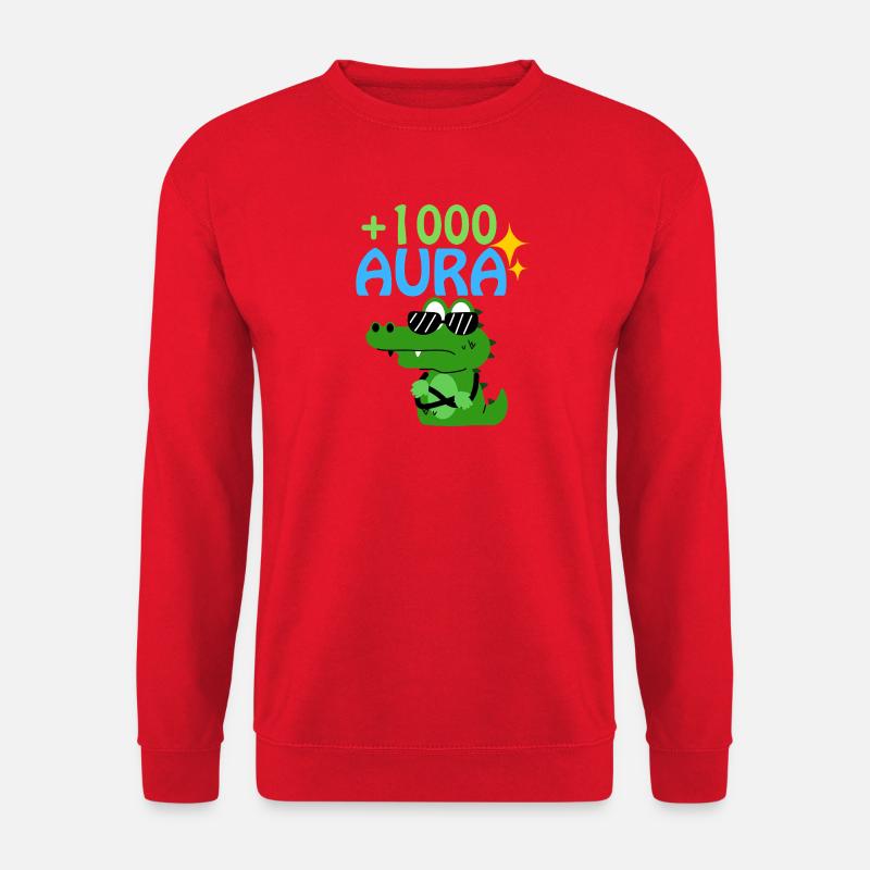 Kroko UND JUGENDWORTE - Unisex Pullover - Rot