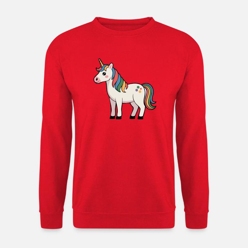 Licorne - Sweat-shirt Unisexe - rouge