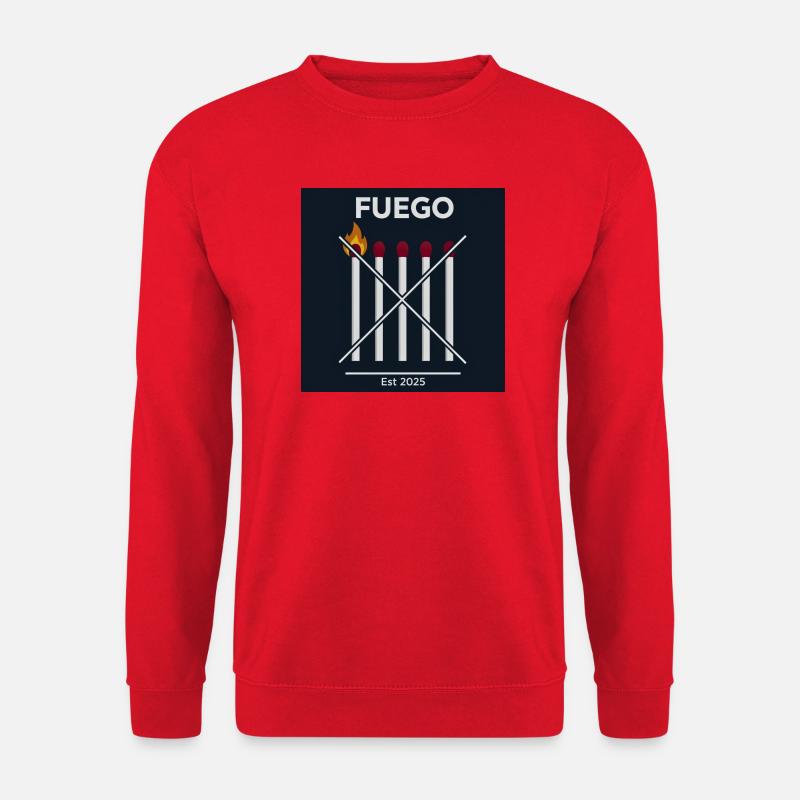 Feuer abgesagt 2025 - Unisex Pullover - Rot