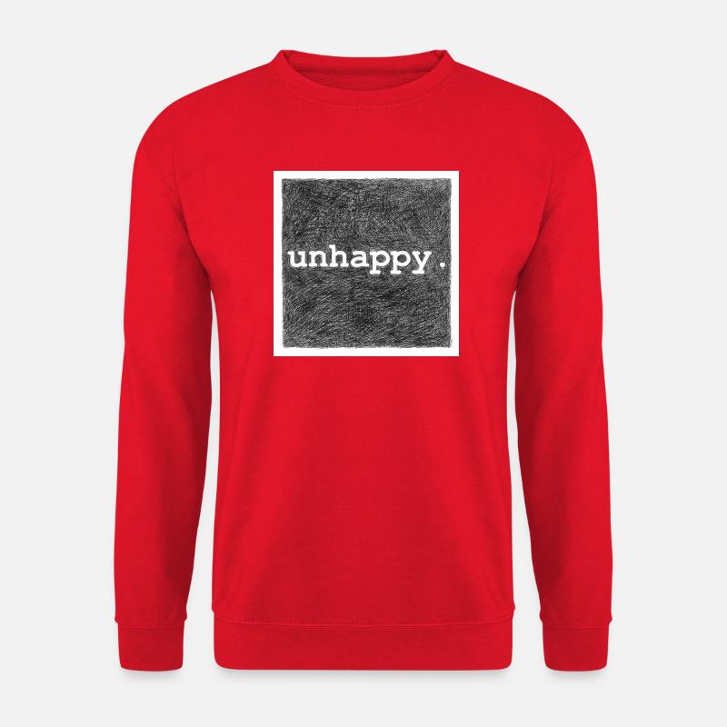 Unglücklich - Unisex Pullover - Rot