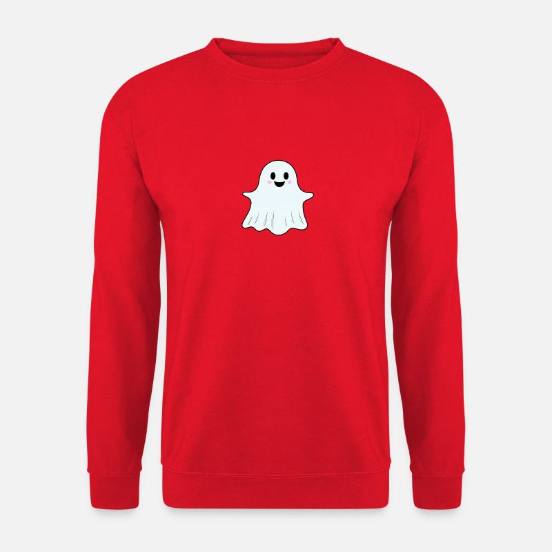 Kuscheliger Geisterfreund süßes Gespenst - Unisex Pullover - Rot