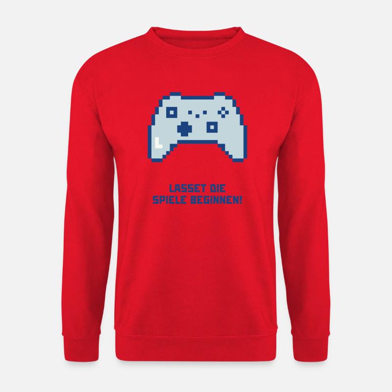 Lasset die Spiele beginnen - Unisex Pullover - Rot