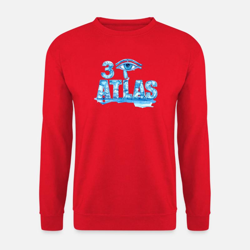 3iATLAS is coming - Unisex Pullover - Rot