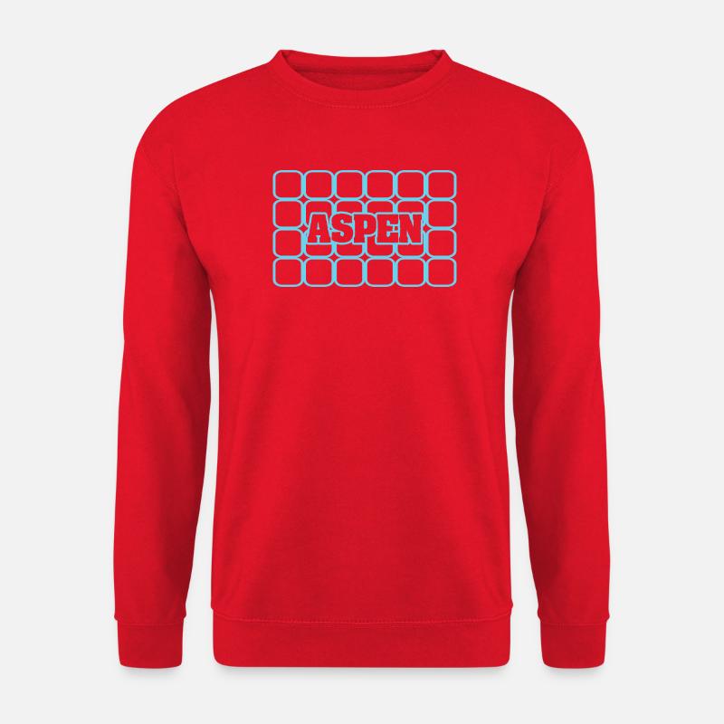 Maennername Aspen - Unisex Pullover - Rot