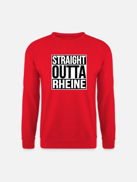 STRAIGHT OUTTA RHEINE - Unisex Sweatshirt - red