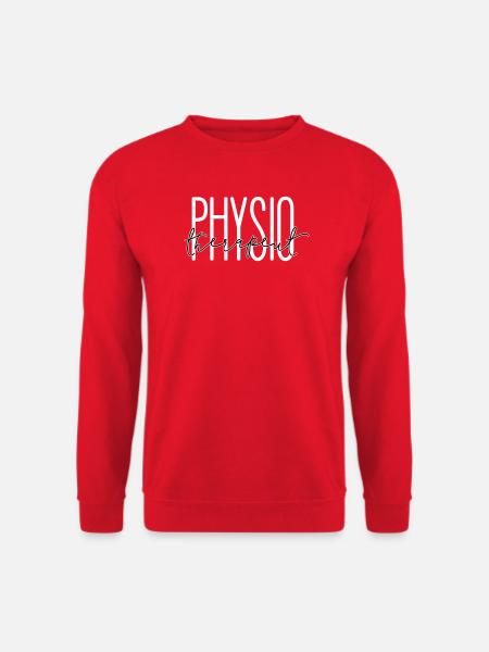 Stylish design for physiotherapist - Unisex Sweatshirt - red