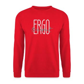 Design élégant pour ergothérapeute - Sweat-shirt Unisexe - rouge - Devant - Alina (178cm) & Michal (187cm)