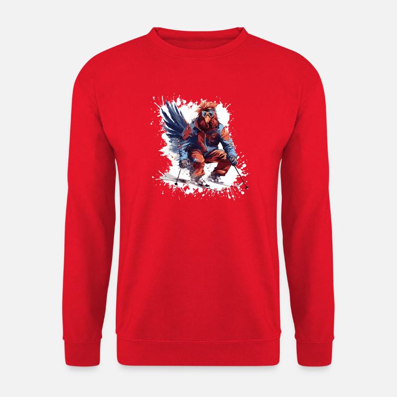 Hahn Ski Skiing - Unisex Sweatshirt - red