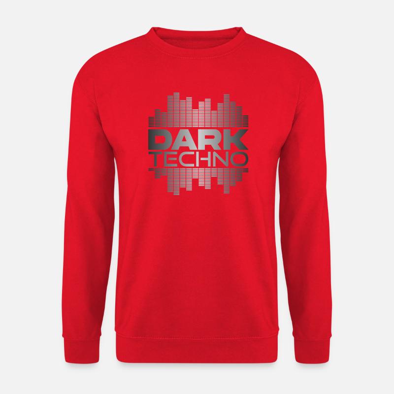 Düsterer Techno-Impuls - Unisex Pullover - Rot