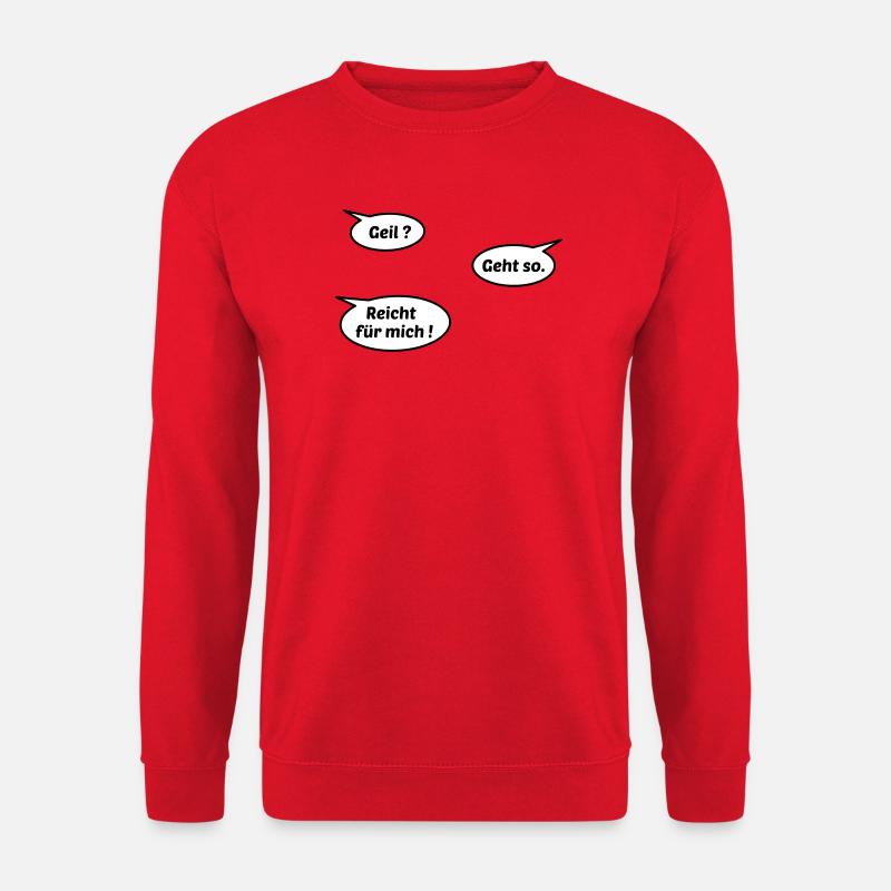 Geil reicht - Unisex Pullover - Rot