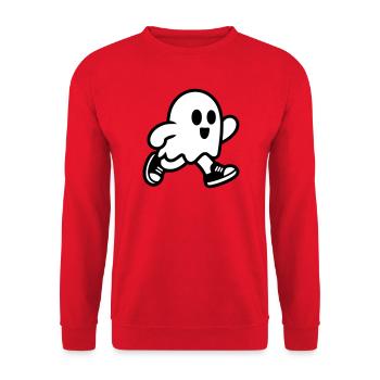 Geist - Unisex Pullover - Rot - Vorne - Alina (178cm) & Michal (187cm)