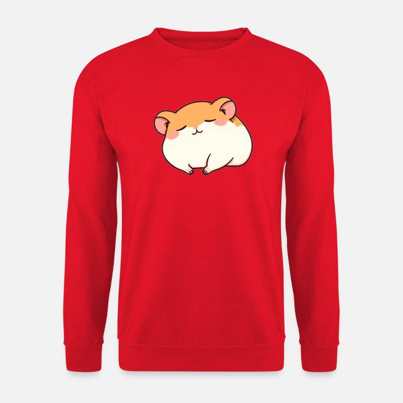 Sleeping hamster - Unisex Sweatshirt - red