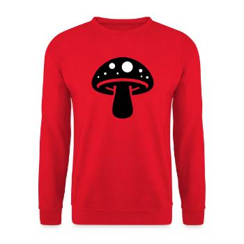 Icône de champignon - Sweat-shirt Unisexe - rouge - Devant - Alina (178cm) & Michal (187cm)