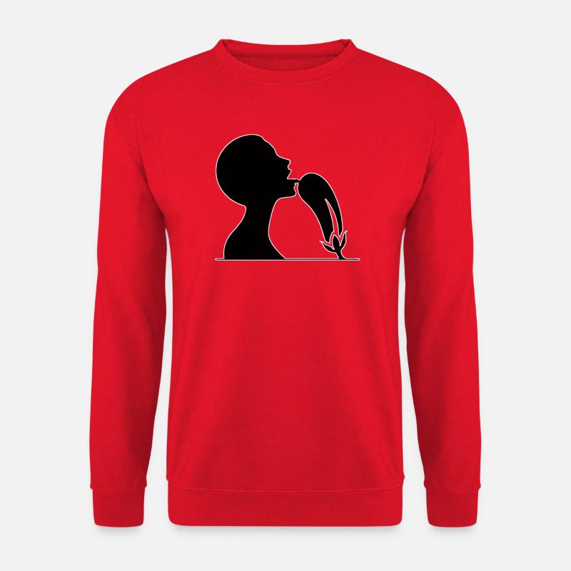 Ich liebe Auberginen - Unisex Pullover - Rot