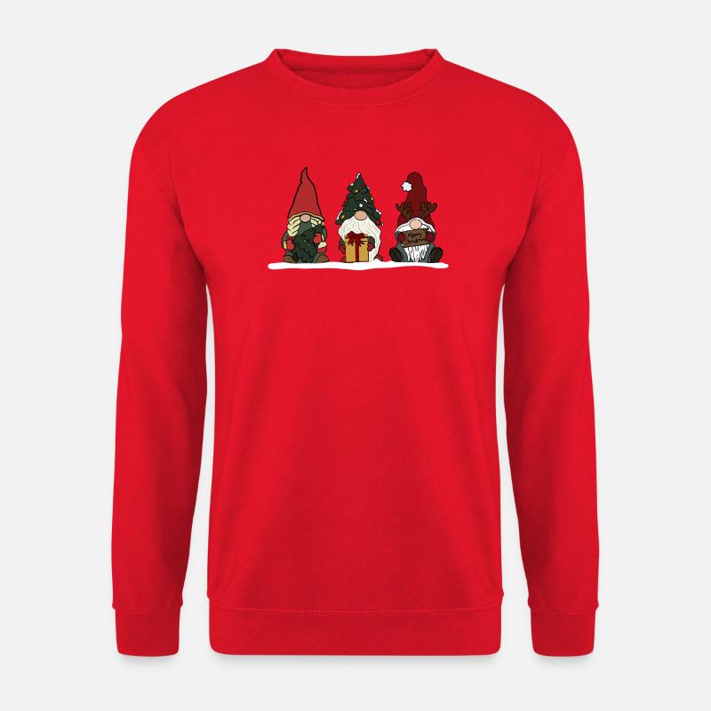 Wichtel  - Unisex Pullover - Rot