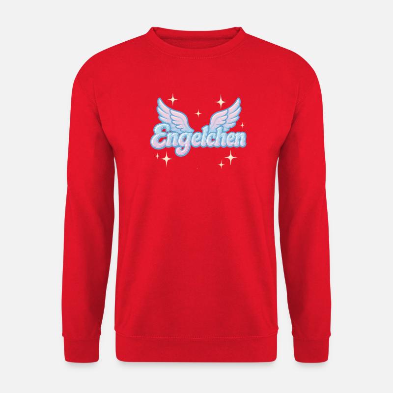 Engelchen / y2k statement spitzname design - Unisex Pullover - Rot
