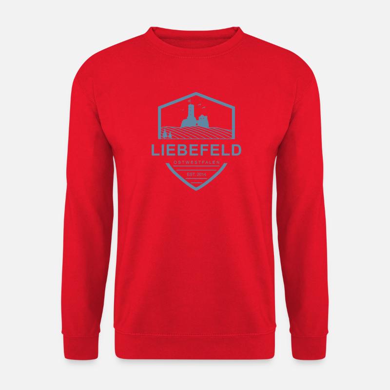 Liebefeld ❤ Burgwappen - Unisex Pullover - Rot
