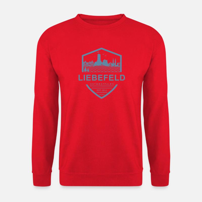 Liebefeld ❤ Stadt-Wappen - Unisex Pullover - Rot