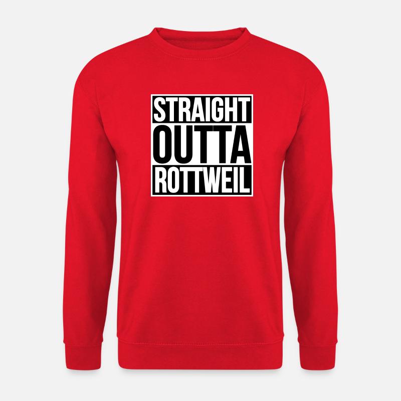 STRAIGHT OUTTA ROTTWEIL - Unisex Pullover - Rot