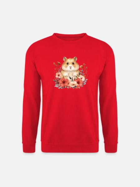 Hamster - Unisex Pullover - Rot