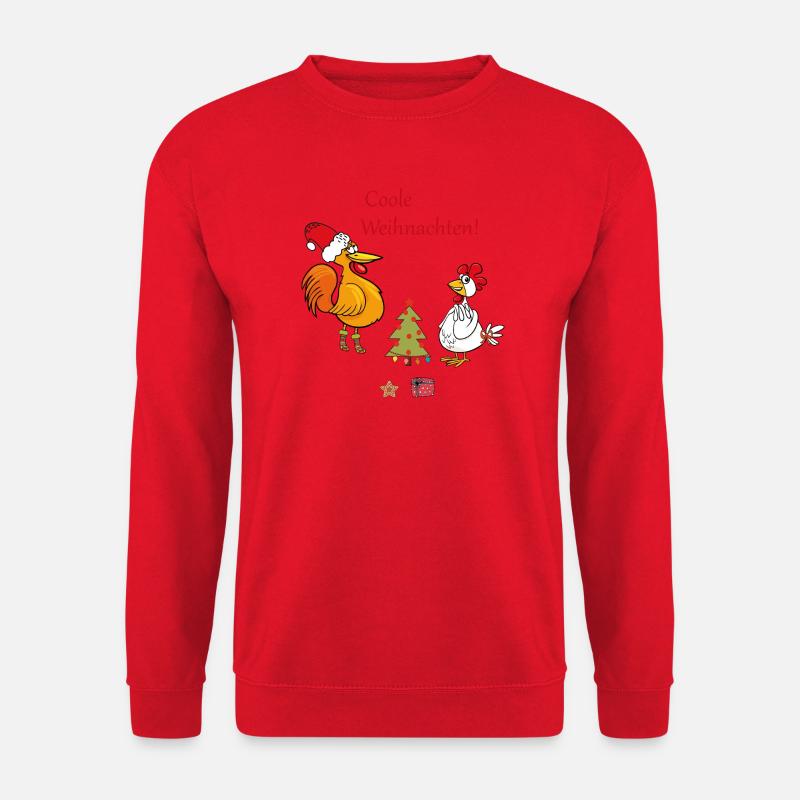 Coole Weihnachten  - Unisex Pullover - Rot