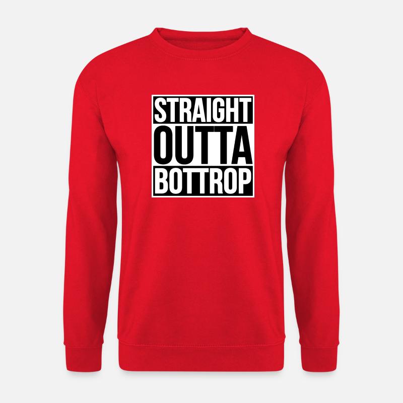 STRAIGHT OUTTA BOTTROP - Unisex Pullover - Rot