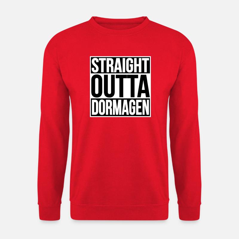 Straight Outta Dormagen - Unisex Pullover - Rot