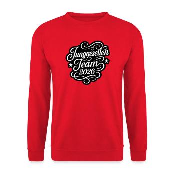 Bachelor Team 2026 Jga - Unisex Sweatshirt - red - Front - Alina (178cm) & Michal (187cm)