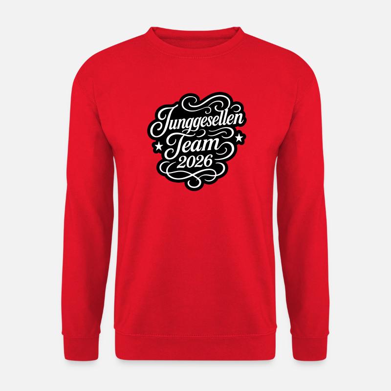 Junggesellen Team 2026 Jga - Unisex Pullover - Rot