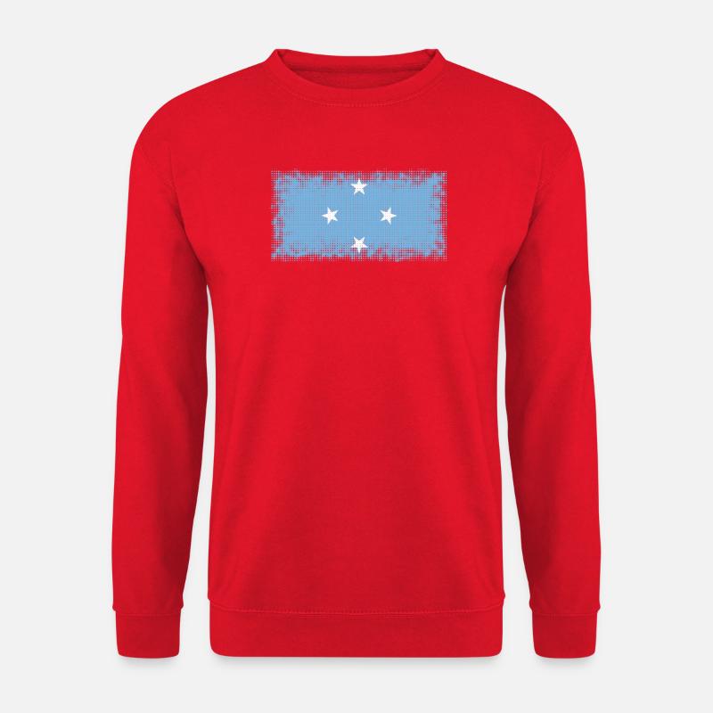 Geschenk für Mikronesien - Unisex Pullover - Rot