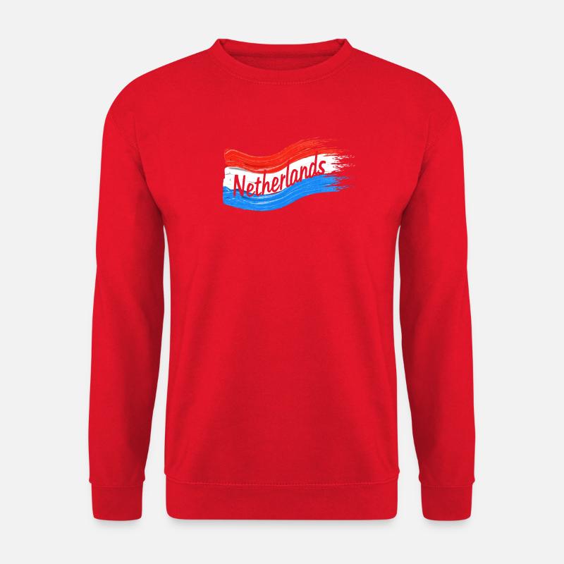 Niederlande Fahne - Unisex Pullover - Rot