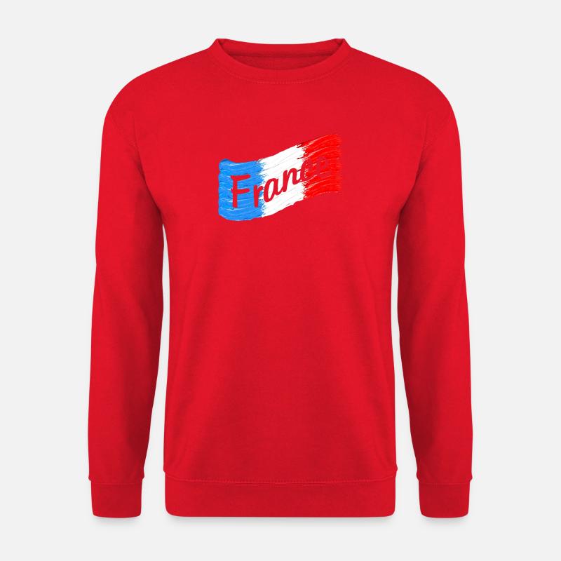 Frankreich Fahne - Unisex Pullover - Rot