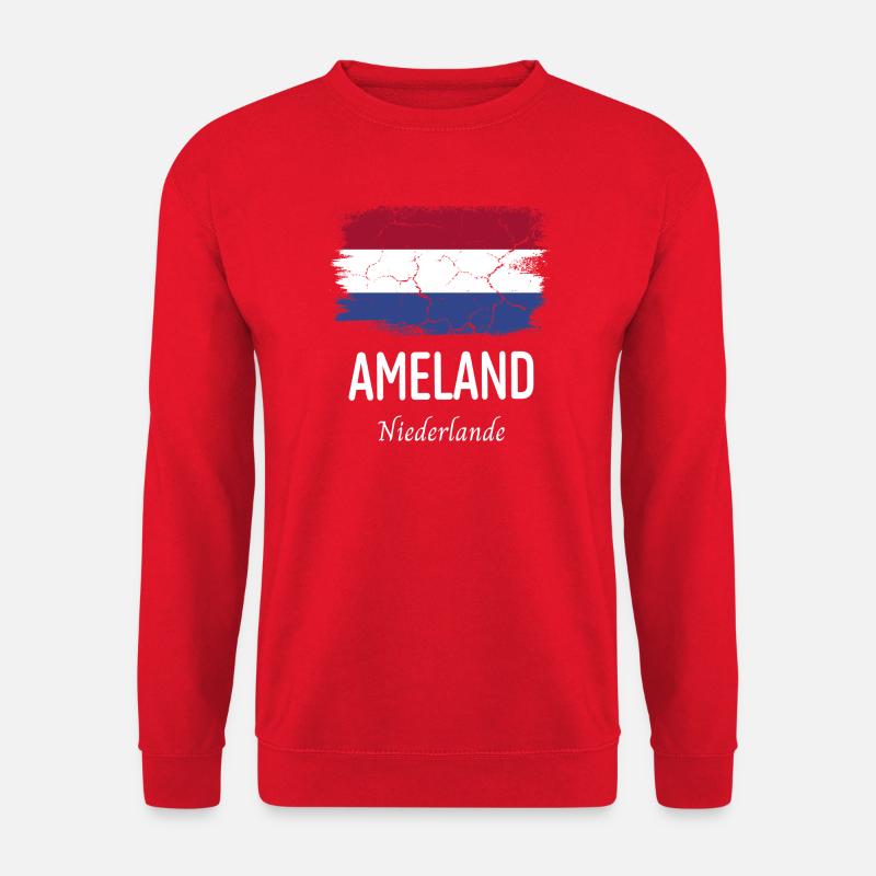 Ameland - Unisex Pullover - Rot