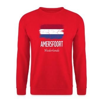 Amersfoort - Unisex Pullover - Rot - Vorne - Alina (178cm) & Michal (187cm)