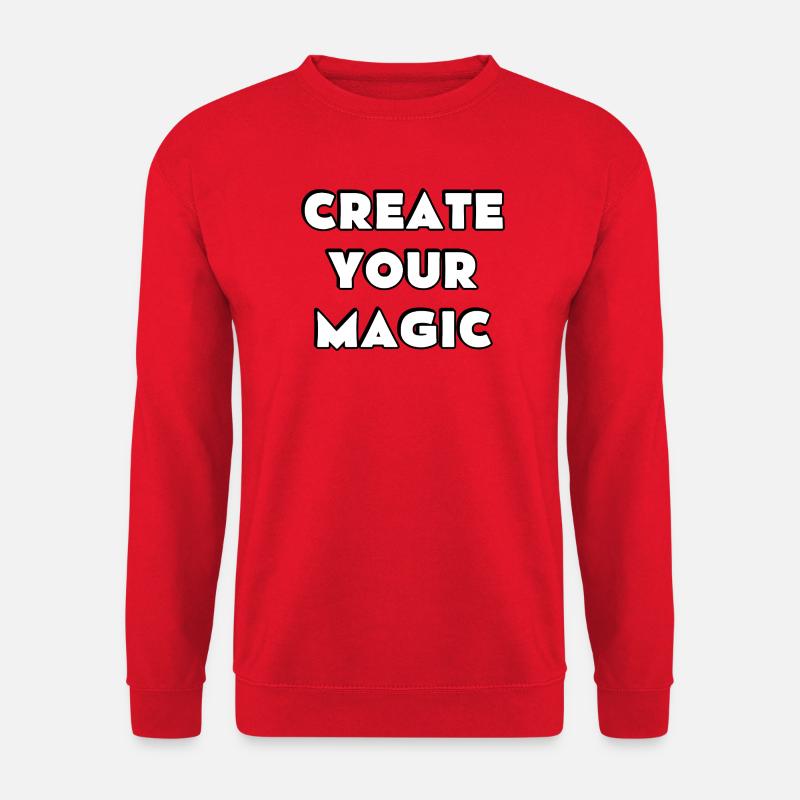 Create Your Magic  - Unisex Sweatshirt - red