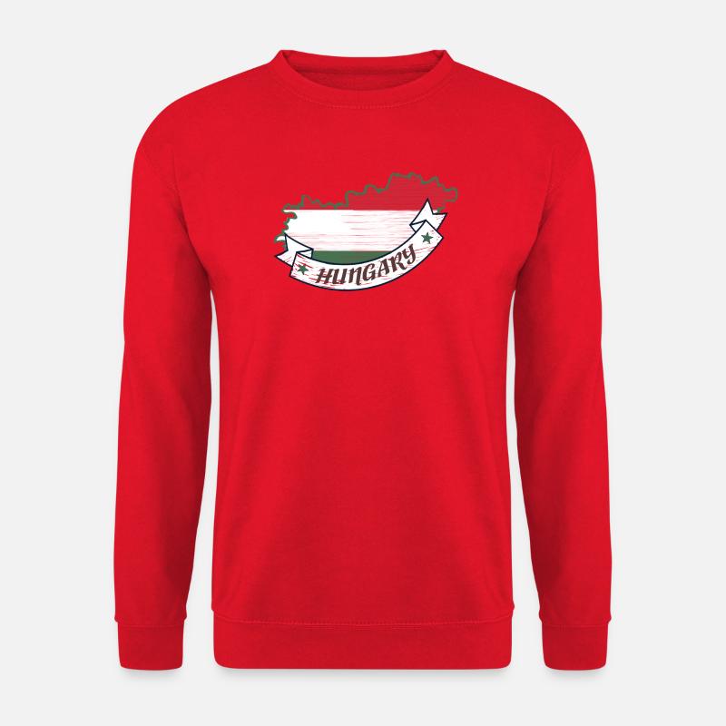 Ungarn  - Unisex Pullover - Rot