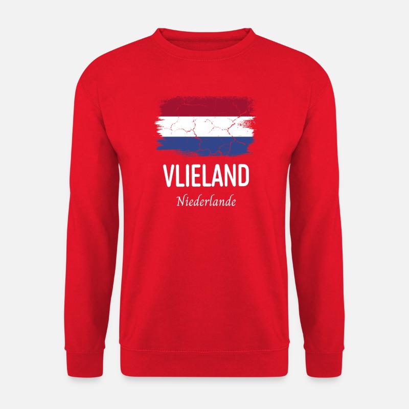 Vlieland - Unisex Pullover - Rot