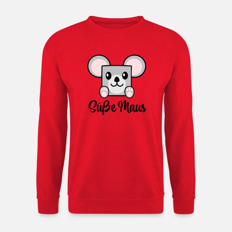 Süße Maus - Unisex Pullover - Rot