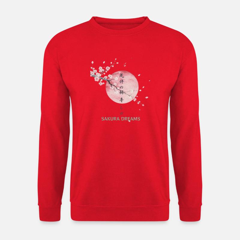 Sakura Dreams Moon Spell - Unisex Sweatshirt - red
